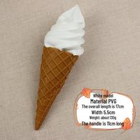 Simulated Ice Cream Cake Model for Birthday Display - Fake Ice Cream Bakery Pastry Dessert Prop for Food Photography