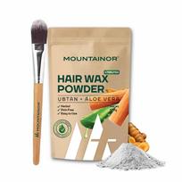 MOUNTAINOR Turmeric Hair Removal Wax Powder for Face & Body - Women, Clinically Tested Herbal Facial 5Min Non-strip, Painless, No Harmful Chemica