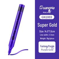 Super Gold Flash Metallic Marker Pen for Black Card, Photo Paint, DIY Album, and Graffiti Craft Highlighting