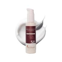 Mea Bloom SPF 50 PA+++ Sunscreen 100ml - Lightweight, Non-Greasy & No White Cast - Broad Spectrum UVA/UVB Protection with Niacinamide, Hyaluronic A