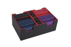 Toy God Trading Card Deck Magnetic Detachable Card Leather Card Case Storage Dice 4 Small Case, Closure, Case, Holder, (with Compartment) (Includes