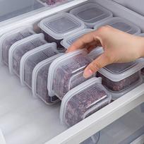 KATEI STORY Japanese Imported Brown Rice Divided Container, Cereal Portion Control Food-Grade Frozen Microwave-Safe Fruit Bento Box