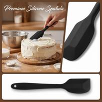 Silicone Spatula for Baking, Food Grade Thickened Icing Scraper for Smoothing and Spreading One Size