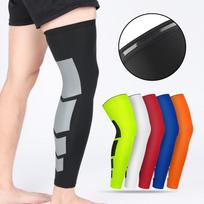 High Elastic Athletes Sports Spandex Compression Calf Sleeves Basketball Leggings Knee Pads M mėlyna