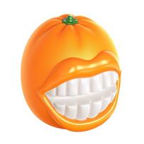 Pet Supplies Manufacturer  Company's Best-Selling for Sounding Teething Ball Dog Toothbrush Screaming Orange Dog Toy (Orange,94*93*110.5mm) oranžinė