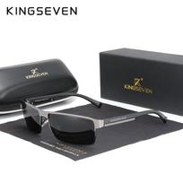 KINGSEVEN Vyriški poliarizuoti fotochrominiai saulės akiniai Dizainas Moteriški chameleono saulės akiniai UV400 Apsaugantys nuo akinimo Vairavimo kvadratiniai akiniai black