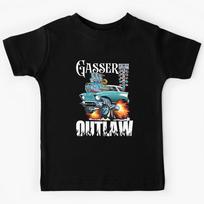 Gasser Outlaw Class Vintage Drag Racing Race Car Kids T-Shirt 130