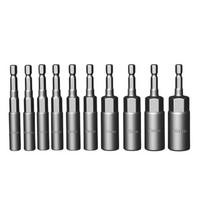 1/4inch Hexagonal Shank Nut Driver Bit Set Quick Changing Socket Nut Impact Driver Adapter Drill Bit Extension Socket
