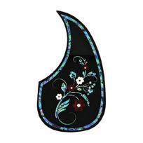 Acoustic Guitar Anti Scratch Guard Plate Replacement Guitar Pickguard Self Adhesive Scratch Plate Easy to Install gray
