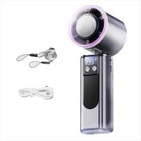 Refrigeration Handheld Fan USB Small Fan Ultra-High Speed Powerful Portable Outdoor Ice Compress Cooling Artifact B
