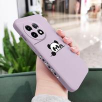 Panda Cute Label Phone Case For Oneplus 11 11R 10 10R 10T 9R 9RT 9 8T 8 7 7T Pro 5G Liquid Silicone Cover OnePlus 7