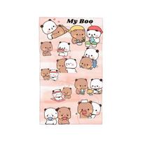 Bubu Dudu Panda Bears Cartoon Soft Face Towel Quick Dry Pool Bath Cotton Towels Absorbent W30*H60(CM)