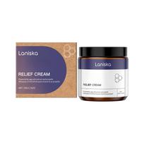 Laniska Body Neck Cream Deeply hydrating and moisturizing cream for external use to soothe skin discomfort and provide massage care 50g blue