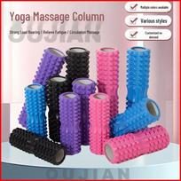 AA Exclusive EVA Foam Roller for Deep Muscle Relaxation Pink Yoga Roller