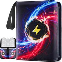 Trading Card Card Holds up to 400 Popular for Storing Trading Cards and Card New and Christmas Gift Sky File, Binder, 4-Pocket Binder, Cards, Games,