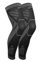 Sports Long Leg Knee Calf Support Sleeves Elastic Knee Brace S juoda
