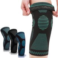 Elastic Knee Pad Sports Fitness Kneepad Gym Gear Patella Running Basketball Volleyball Tennis Knee Brace Support 1PC S mėlyna