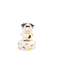 Ugly-cute Grass Cow Figure Cute Center Console Decoration Emo Car Ornament  Home Style 3