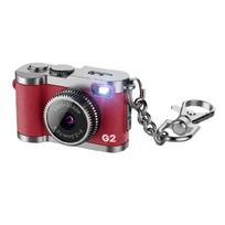 Everyday Carry Mini Camera Keychain Portable & Lightweight Innovative Camera Key Chain for Convenient Key Management gray