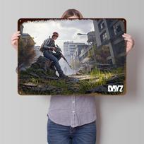 DayZ PostApocalyptic Sni Tin Poster Customized Wall Art Retro Vintage Metal Signs for Fans Room Luxury Decoration Gaming House 20x30cm（7.8x11.8inch）