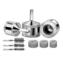 Durable Metal Copper Pipe Cleaning Set For Drill Machines AntiSlip Grooved Design 1