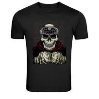 Bandana Skull Fighter Street Style Graphic T-Shirt XXXL