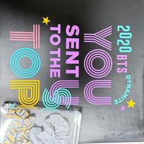 BTS (Bangtan Boys) Dama Dynamite Commemorative Towel Set, Idol Scramble
