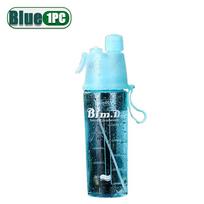 2 in 1 Spray Water Bottle Portable Cooling Hydration Cup for Outdoor Sports Travel Camping Summer Gift for Fitness Lovers 601-700ml
