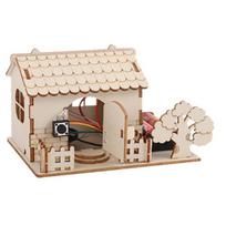 DIY Doorbell STEM Kit Wooden Circuit Science Project for Kids No-Solder Electronics Learning Toy Educational Physics Experiment for Boys Girls Sets