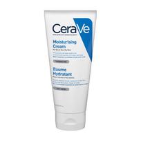 CeraVe drėkinamasis kremas sausai iki labai sausai odai (177 ml) - Sudėtyje yra 3 esminiai keramikai ir hialurono rūgštis | Nekomedogeninis drėkiklis F