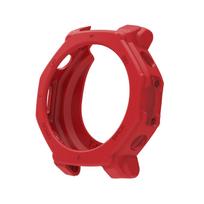 Dėklas Amazfit T-Rex 3Pro 48mm [Be ekrano apsaugos], Itin plonas minkštas TPU smūgiams atsparus kraštų rėmelio apsauginis dėklas. for T-REX3 Pro raudona
