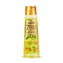 Emami 7 aliejai viename plaukų aliejus | Padaro plaukus 20 kartų stipresnius ir paklusnesnius | Kokoso aliejus, Amla, Jojoba, Alyvuogių, Graikinių riešutų, Argano ir Migdolų aliejai | 500 ml geltona