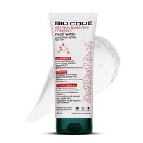 Bio Code 0.2% Encapsulated Retinol Anti-Ageing Face Wash (150ml) - with 0.5% Peptide Complex & 0.3% Multi-Molecular Hyaluronic Acid | AI-Enhanced &