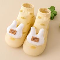 Baby Cartoon Animal Non-Slip Indoor Walker Shoes - Soft Sole Socks for Spring & Autumn Size 24