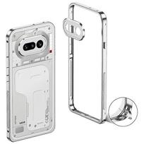 Compatible For Nothing Phone (4a) Bumper Cases Metal Frame Heat Dissipation Cover with Lens Protector juoda