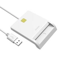 Premium User Friendly USB Smart Card Reader Multi Card Supported CAC ID SIM IC Card Reader for Banking Administrative Work juoda