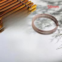 Natural Pink Chalcedony Bangle Ice Translucent Elegant Polished Bracelet Non-Irritating for Women Casual Wear A1
