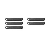 Heavy Duty Rubber Cable Ties For Motorcycle Electric Bike Wiring Cold Weather Resistant -30°C To 80°C Reusable No Breakage