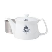 Hasami ware teapot with tree pattern stainless steel tea strainer approximately 400ml made in 73544 (super included), capacity, Japan,