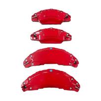 Vehicle Exclusive Brake Component Cover Auto Caliper Protector High Strength Vibration Proof Mounting System for Vehicle raudona