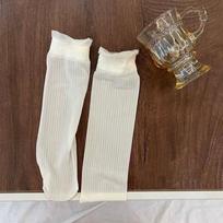 Sweet Ruffled Edge Lace Transparent Socks Breathable Ice Silk Mesh Thin Socks Lolita Summer Ultra-Thin Socks Girls One Size