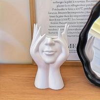1PCS Creative Human Body Art Styling Organizer Multifunctional Makeup Brush Pen Holder Vinyl Figure Storage Desktop Office Decor balta
