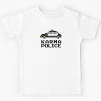 Retro Video Game Karma Police Kids T-Shirt 170