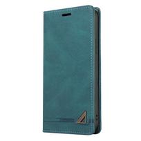 Leather Case for Samsung A14 A34 A54 A13 A33 A53 A55 A17 A07 A36 A06 A26 A16 A56 Anti-thef RFID Flip Cover Galaxy A52 A32 A12 Samsung A06 A07 mėlyna