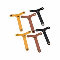 6pcs/set Leather Hook Luggage Straps Adjustable Travel Accessories  Handbag Set