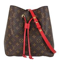 [Pre-Owned] Néonoé Classic Monogram Versatile Commuter Lady Canvas And Leather Trim Bucket Bag - Good #PSMG2F ONE SIZE