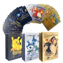 55 vnt. Pokémon kortelės VSTAR GX EX VMAX MEGA TAG TEAM Energijos Trenerio Charizard Pikachu Retas Kolekcijos Kovos Kortelė I28 English - 27PCS auksas