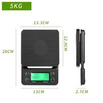 Dustproof Precision Digital Scale Accurate Kitchen scale Pocket Scale Jewelry Scale  Kitchen Style  B