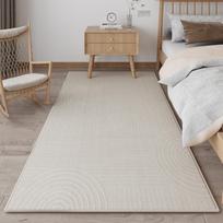 Stačiakampis rąstų stiliaus miegamojo kilimėlis – purvui atsparus tatami antklodė prie lovos 60x160cm Upgraded Anti-Slip Fleece