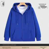 Unisex Hooded Zip-Up Sweatshirt S